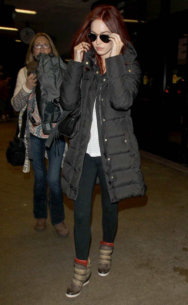 Megan Fox Debuts Ravishing Red Hair At Lax E Online